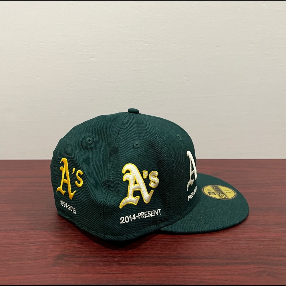 New Era, 59Fifty Fitted Hat, Logo Progression, Oakland Athletics - Picture 8 of 15